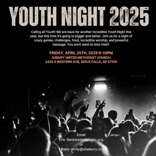 Youth Night 2025 Poster