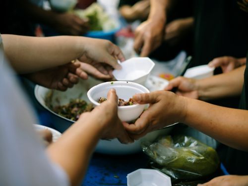 Feeding people