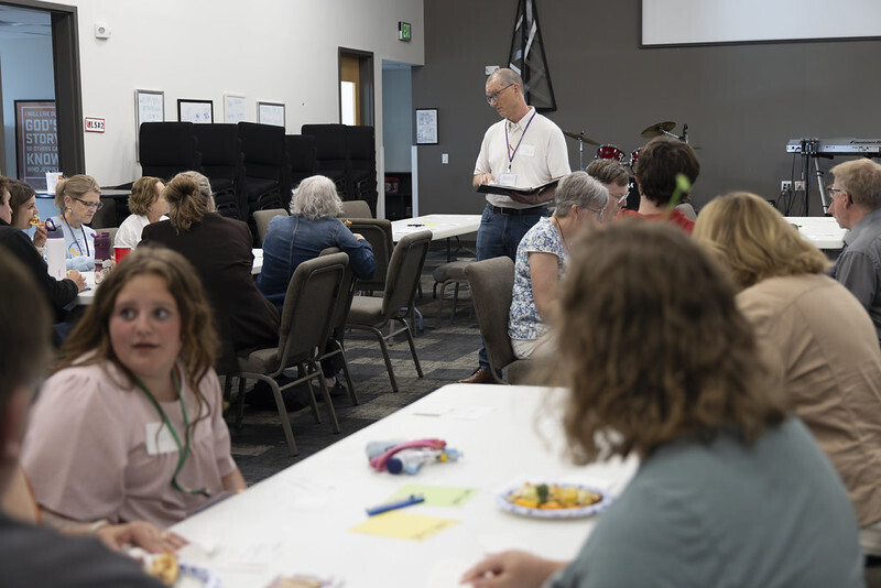 Pastor Mark at Dinner Church immersion