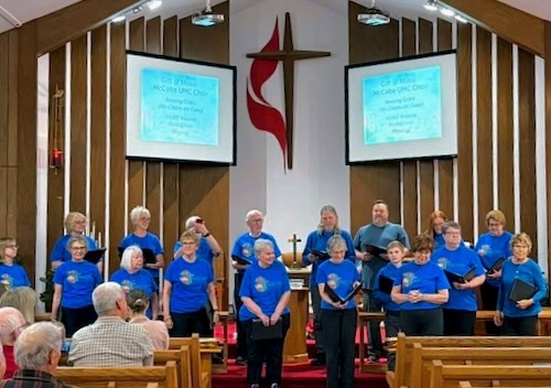 Choir in UMC church