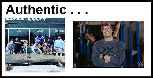 Authentic graphic